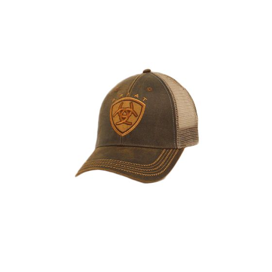1515602 Ariat Men's Oil Skin Mesh Hat
