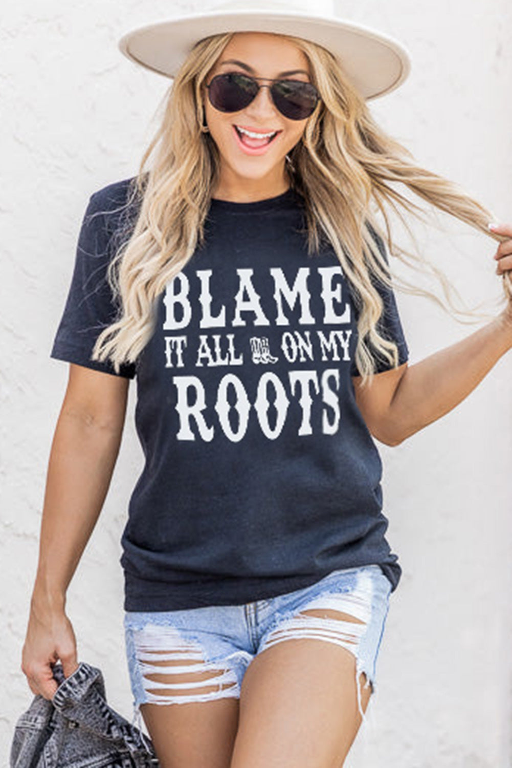 Blame It All On My Roots Graphic Tee