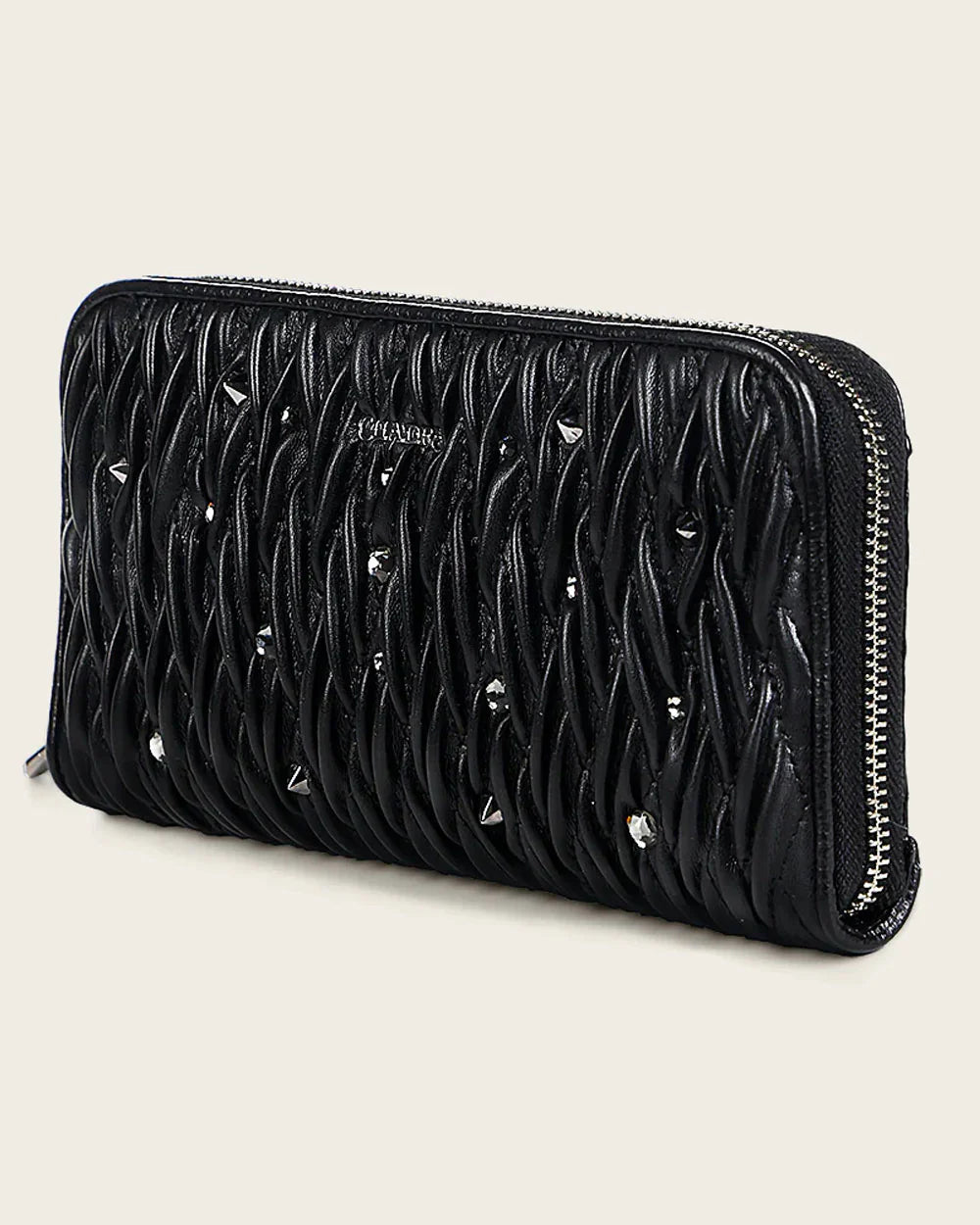 Cuadra Bovine Black Handcafted Wallet