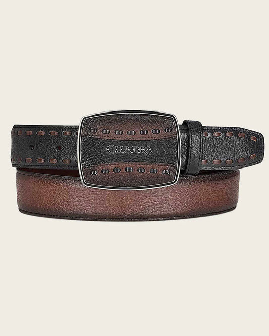 Cuadra Brown Deer Cowboy Belt