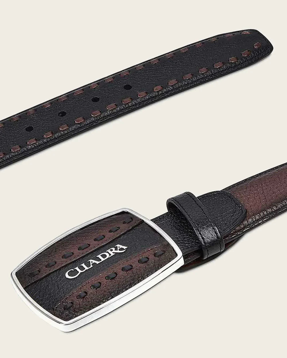 Cuadra Brown Deer Cowboy Belt