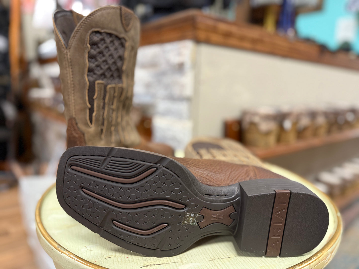 Ariat Men's Sport My Country VentTEK Western Performance Boots - Broad Square Toe