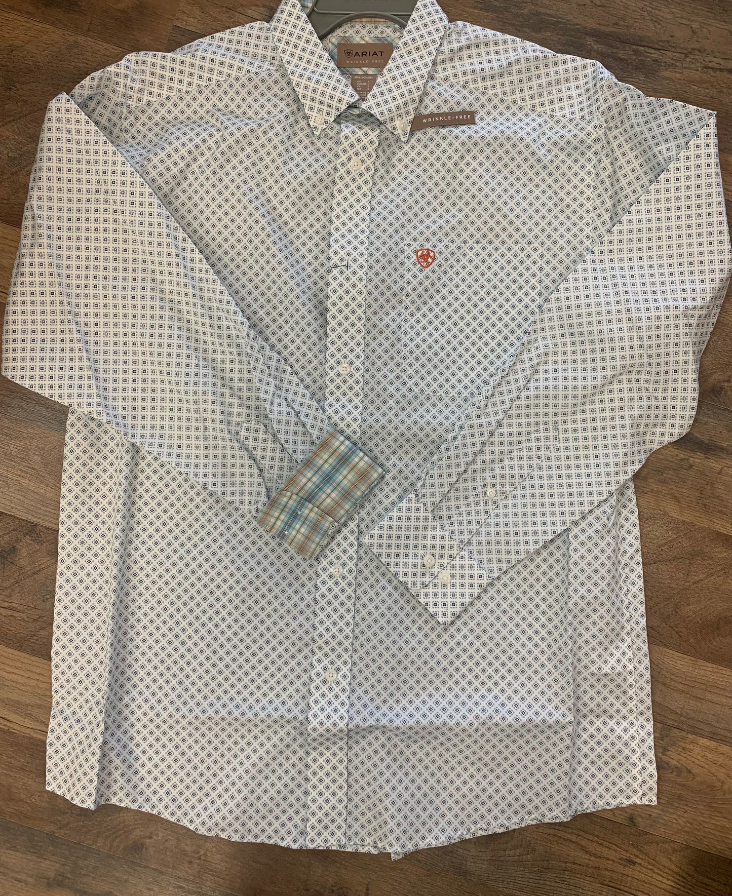 Ariat Men's Wrinkle Free Irving Classic Fit Shirt - White