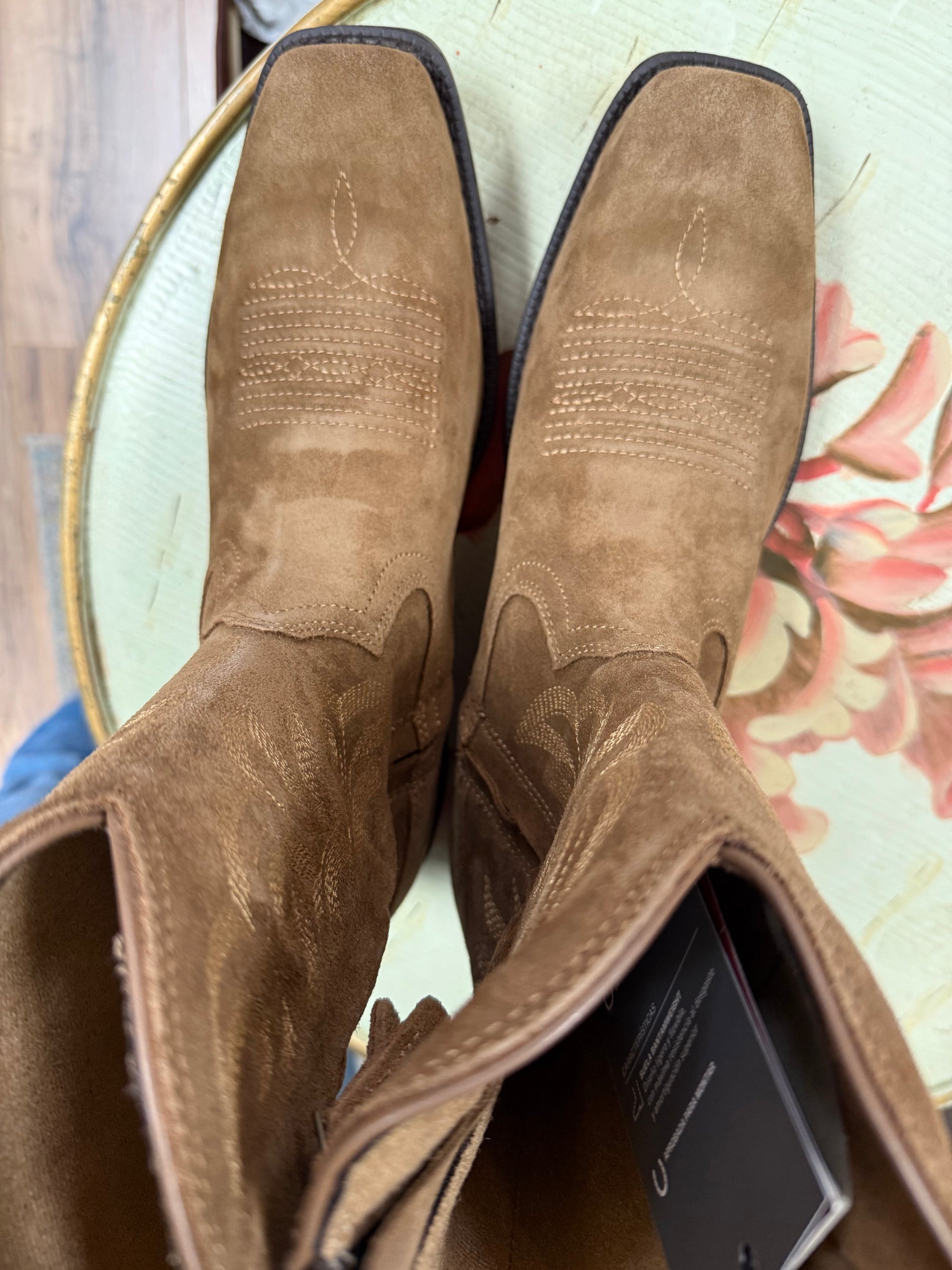 Ariat Men's Bodie Suede Western Boots - Square Toe