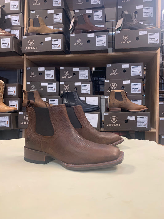ARIAT MEN'S BOOKER ULTRA CHELSEA BOOTS - BROAD SQUARE TOE