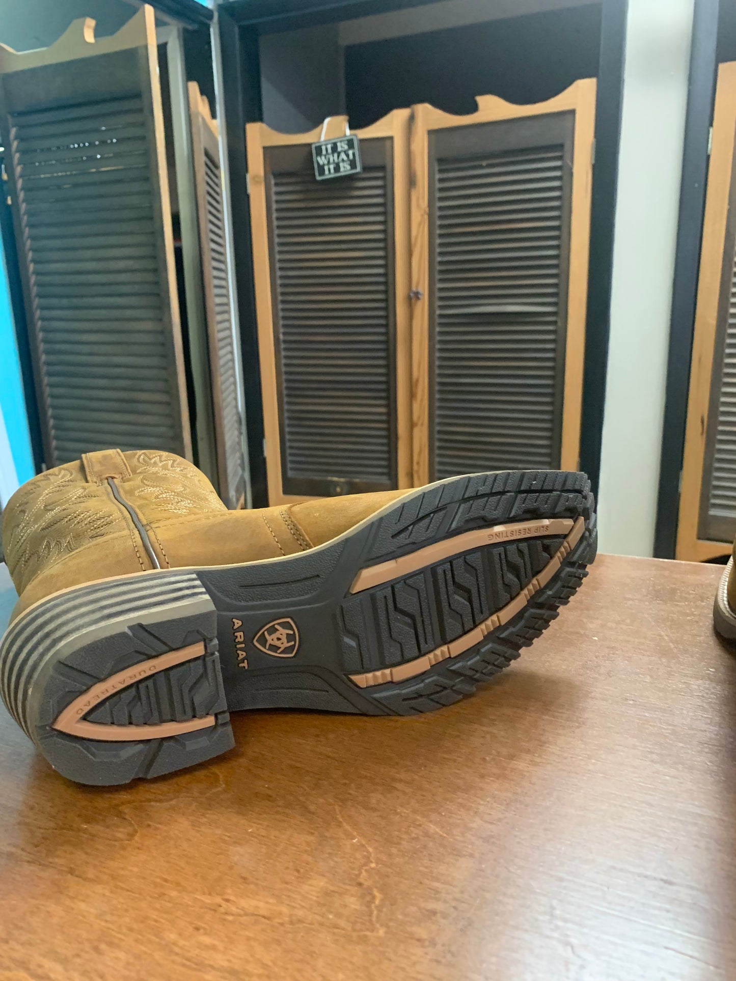 Ariat Men's Hybrid Roughstock Waterproof Western Boots - Square Toe