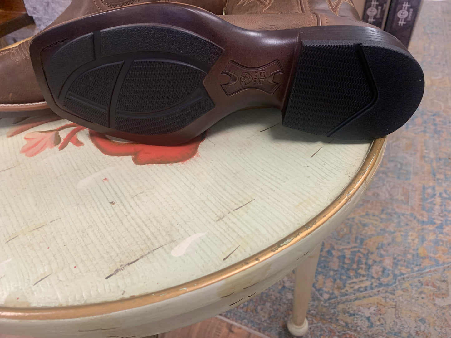 Plano Cowboy Brown Boot Square Toe