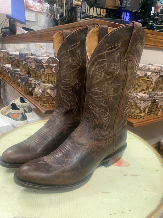 ARIAT MENS MAVERICK LOCO BROWN - ALMOND TOE