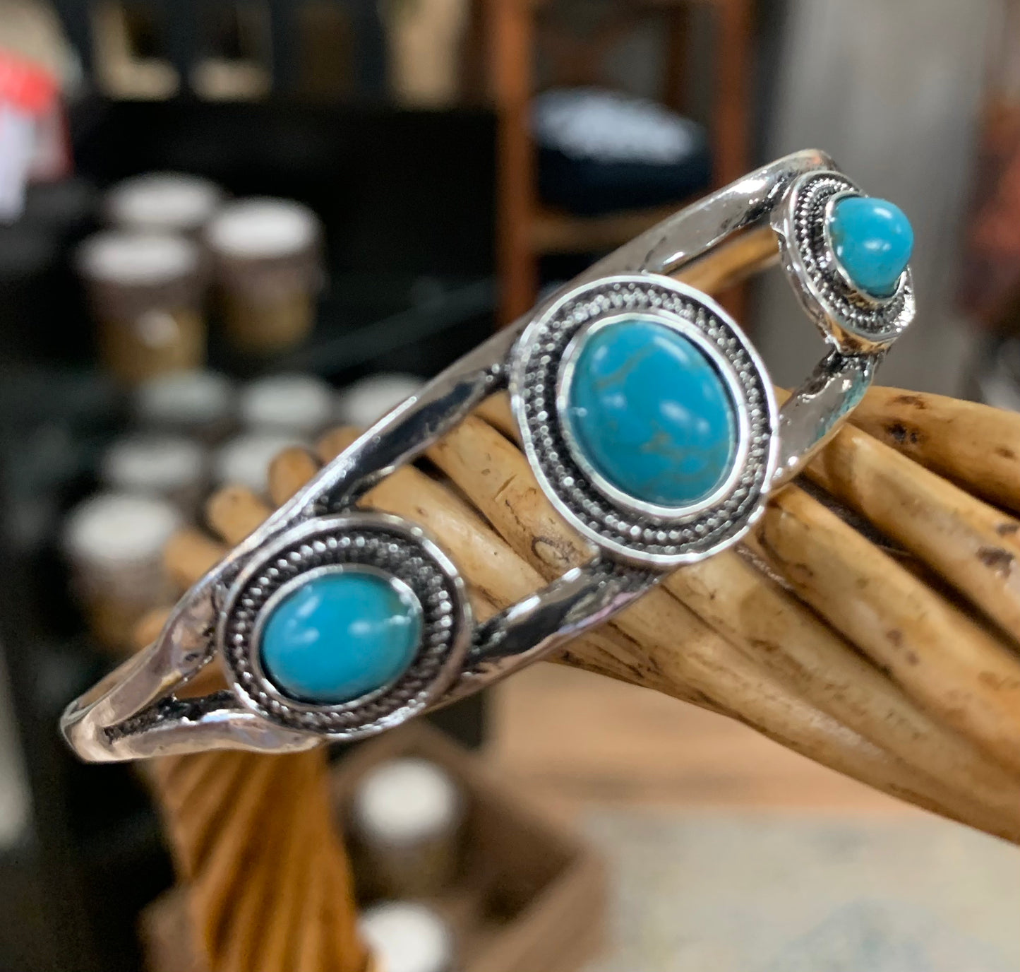 Cuff Faux Turquoise Bracelet