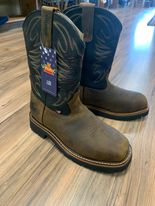 Men's Thorogood 11" Steel Toe WP Western Wellington Work Boot (U.S.A.) 804-4330