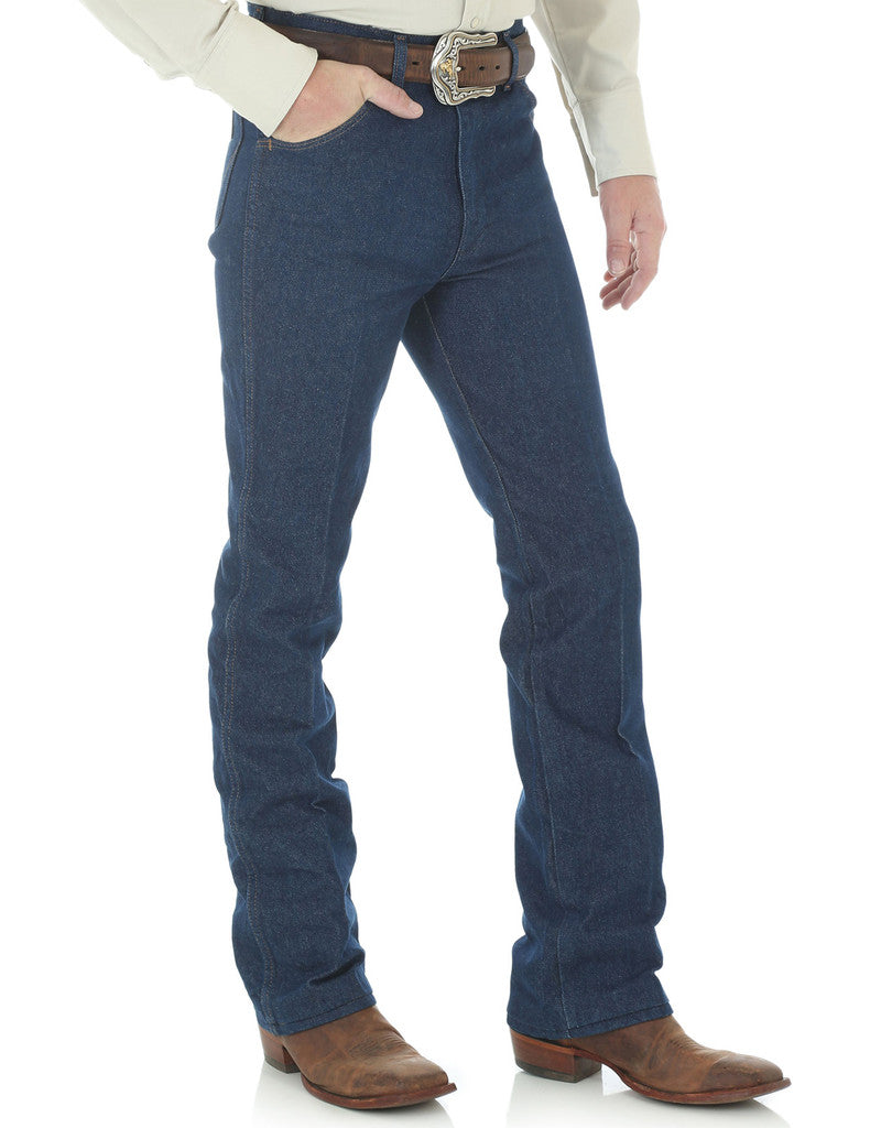 Wrangler Men's 935 Traditional Boot High Rise Slim Fit Boot Cut Jeans - Rigid Navy