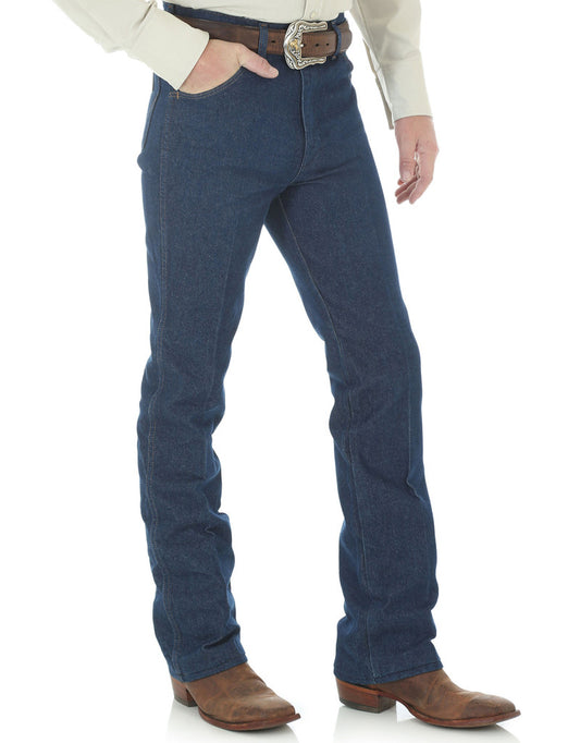 Wrangler Men's 935 Traditional Boot High Rise Slim Fit Boot Cut Jeans - Rigid Navy