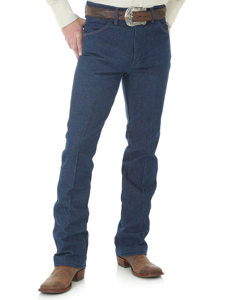 Wrangler Men's 935 Traditional Boot High Rise Slim Fit Boot Cut Jeans - Rigid Navy