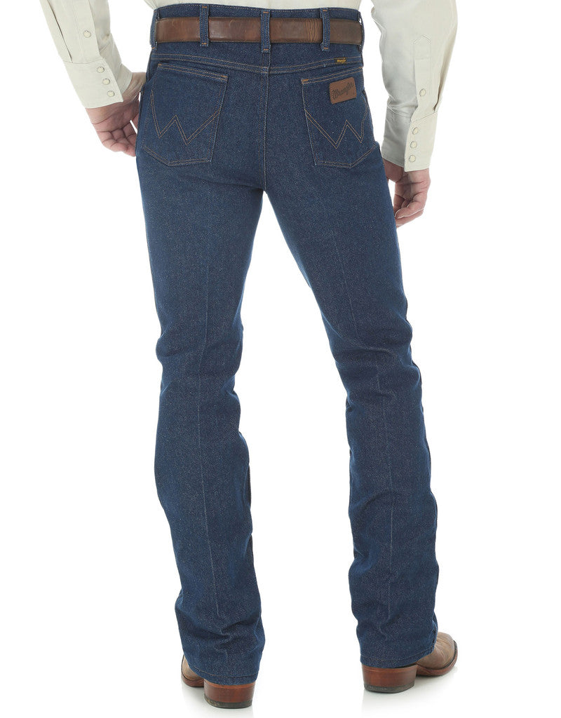 Wrangler Men's 935 Traditional Boot High Rise Slim Fit Boot Cut Jeans - Rigid Navy