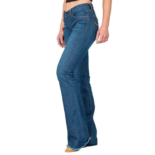 Kimes Ranch Women's Lola Mid Rise Flare Leg Jeans