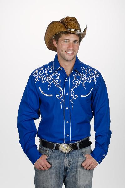 ROYAL RETRO SHIRT - LEAF EMBROIDERY - Boot N Shoot