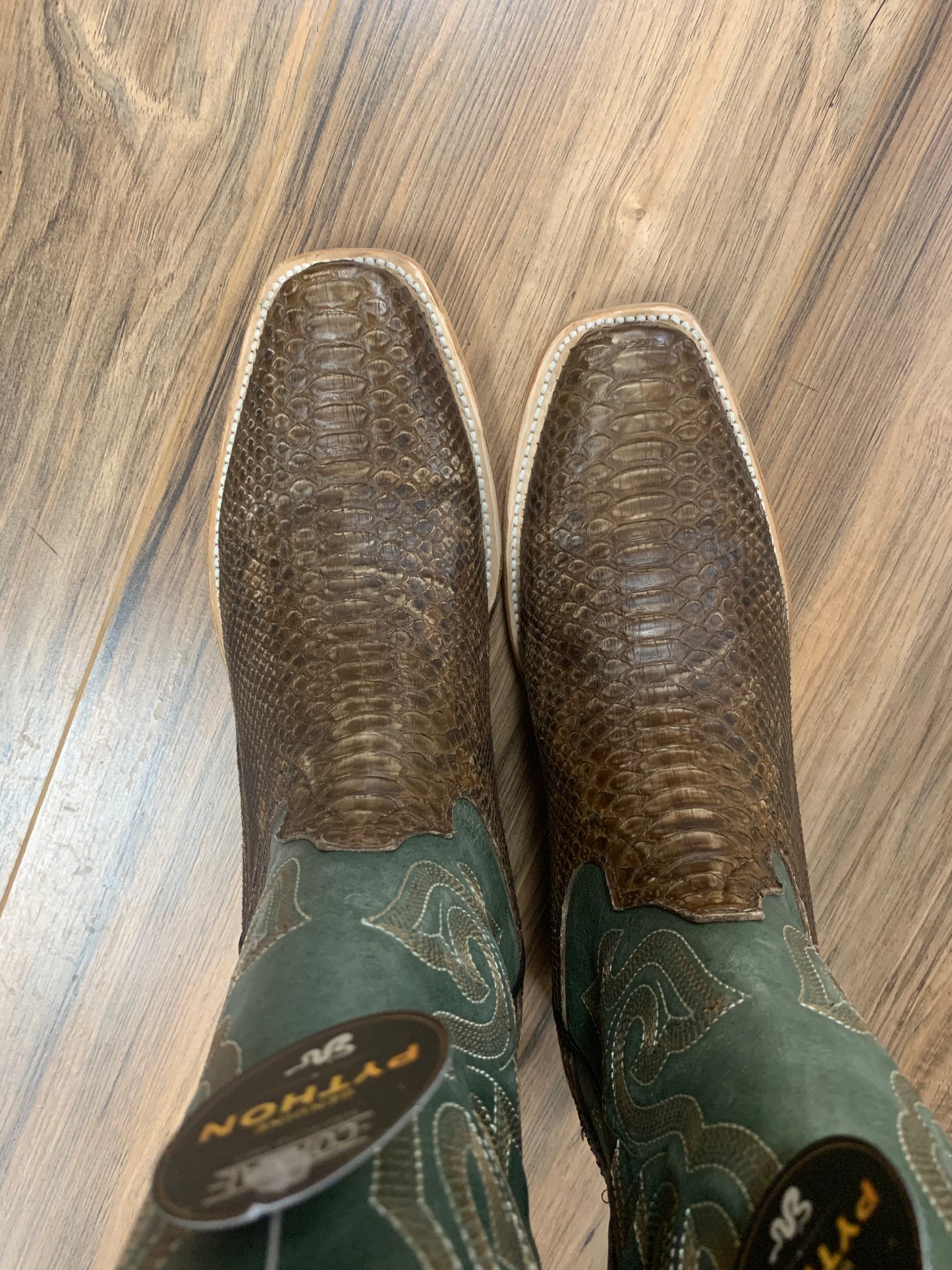 Corral Boots A4287 Men's Corral Python Embroidered Performance Western Boot - Boot N Shoot