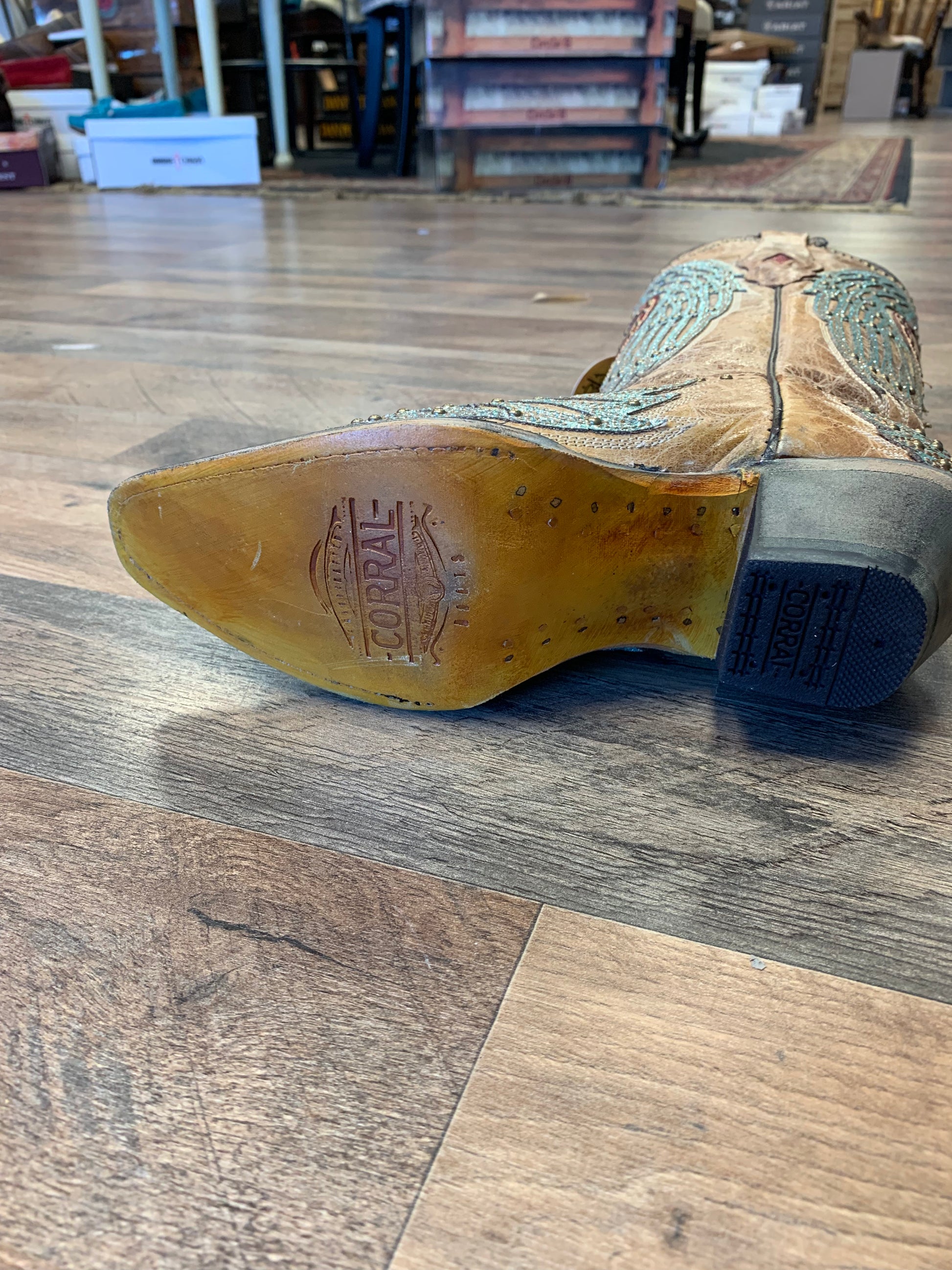 Corral Women's Heart & Wings Overlay Western Boots