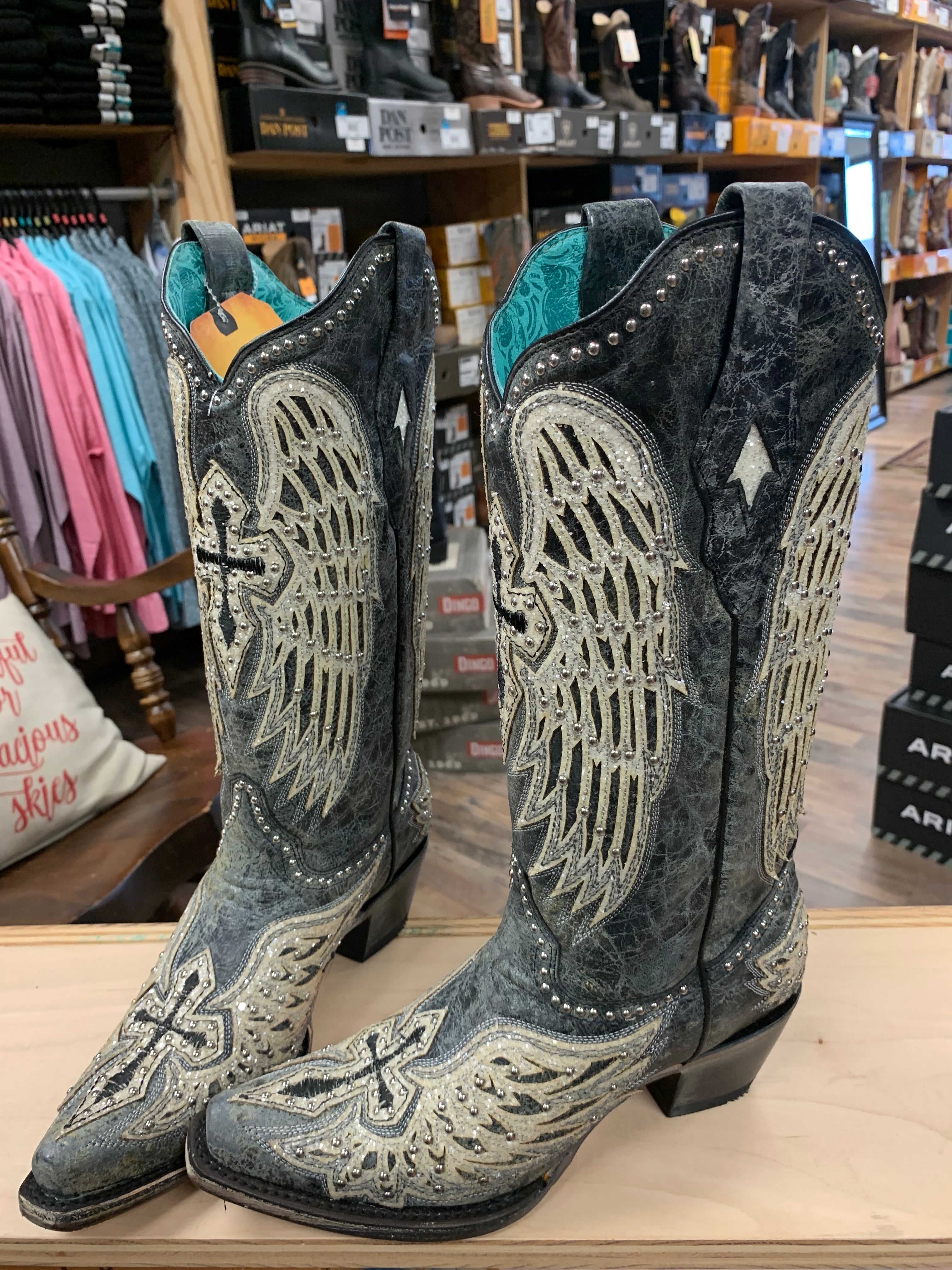 Corral wing shop and cross boots