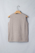 V-NECK TOP WITH GOLD STAR FISH 