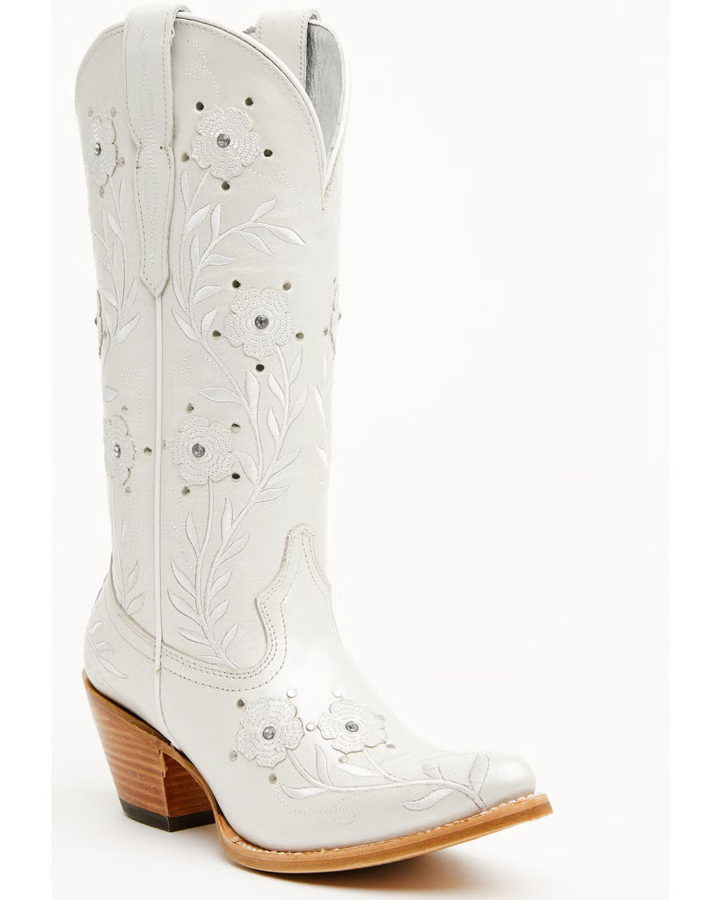 white cowgirl boot