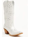 white cowgirl boot