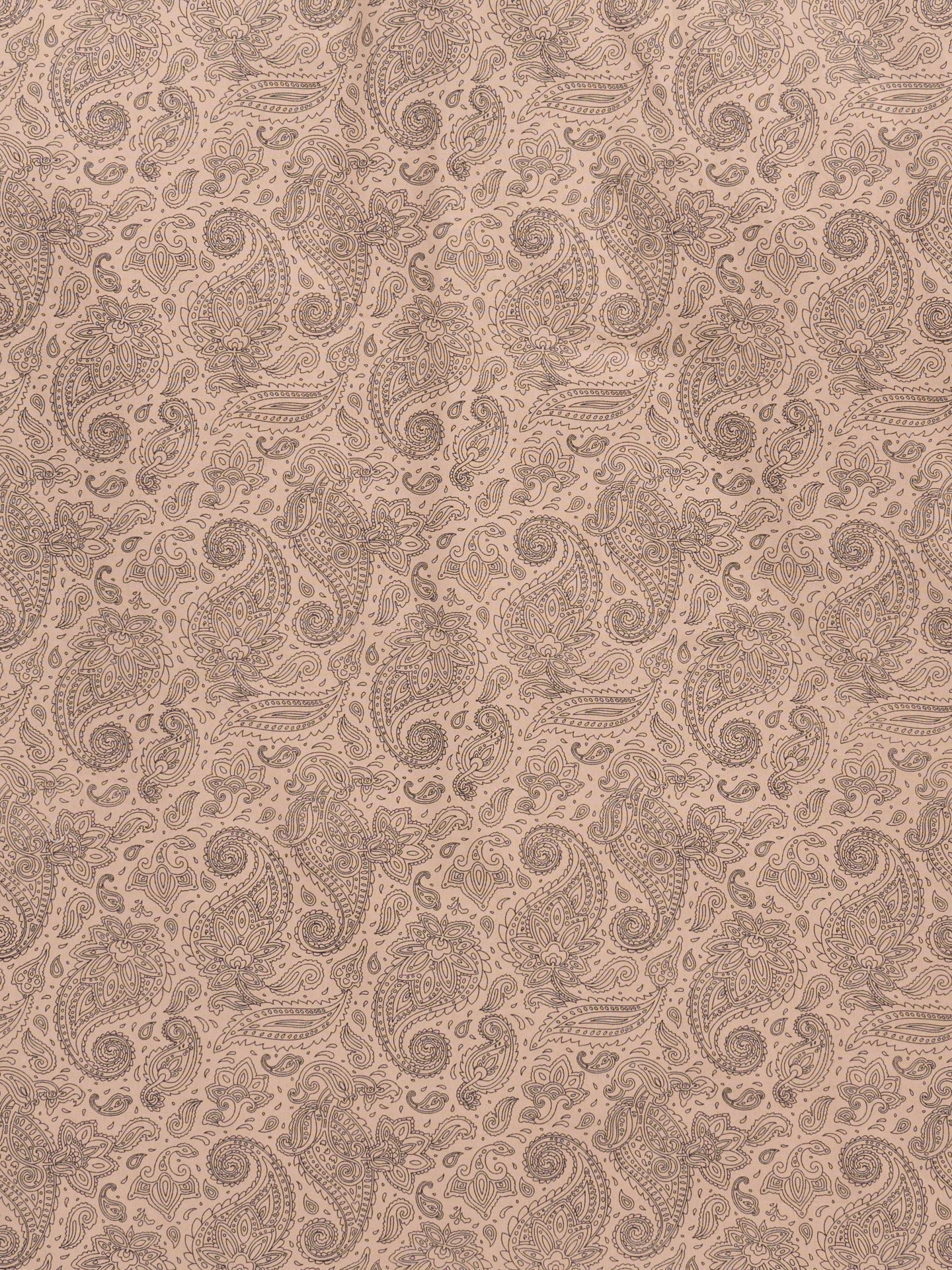 Patterned wallpaper with intricate design on a beige background