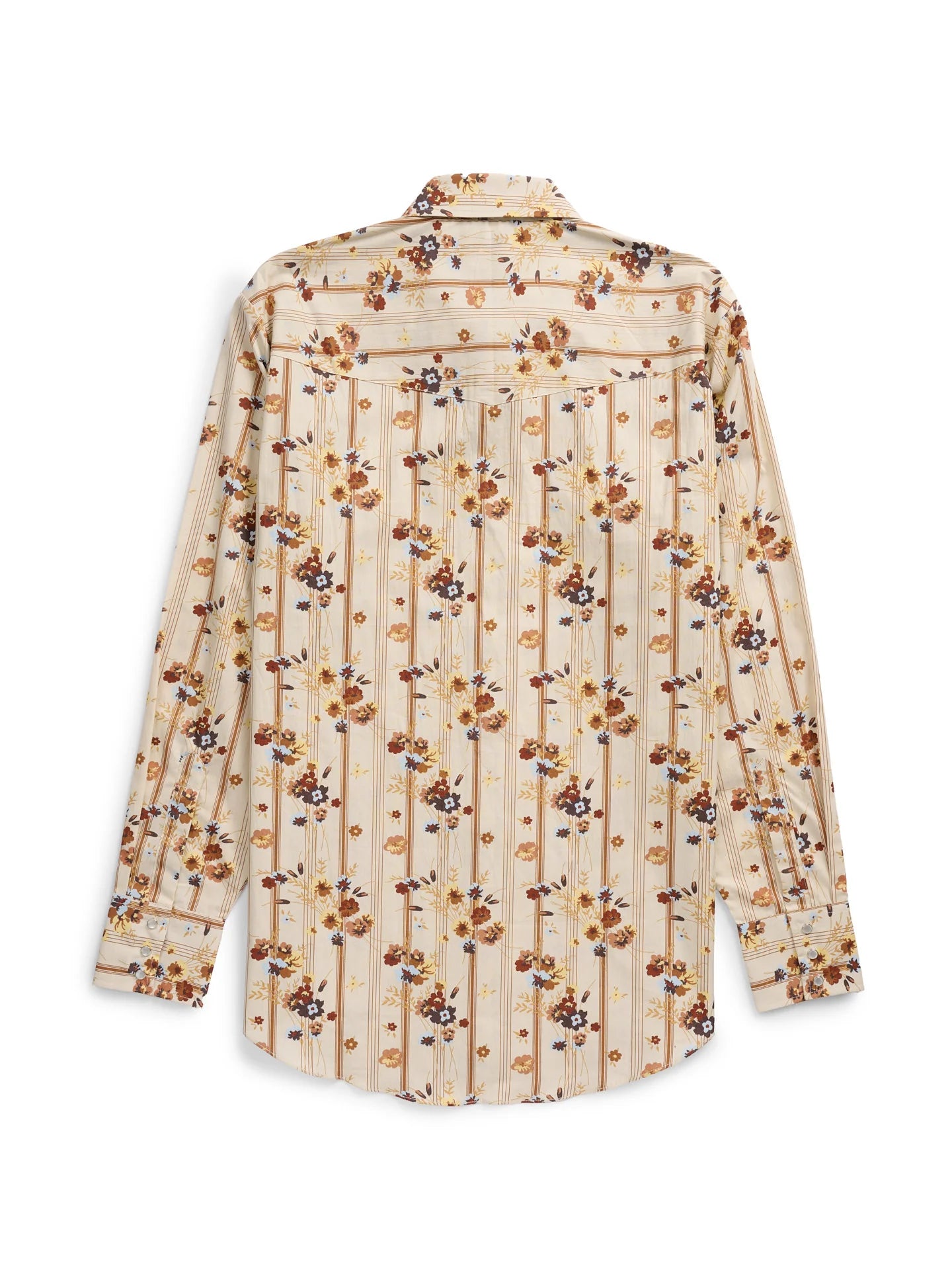 Floral patterned shirt on a white background
