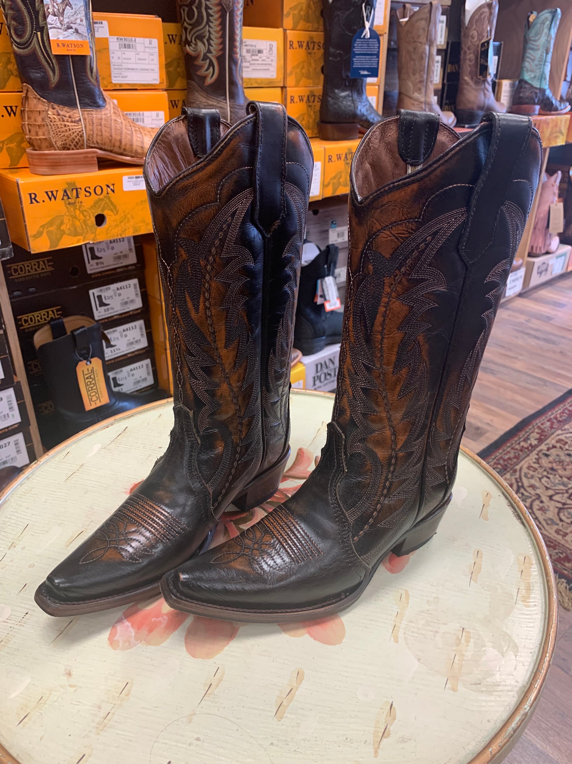 CORRAL WOMEN'S TRIAD WESTERN BOOTS SNIP TOE