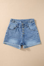High Waisted Denim Shorts