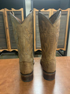 Circle G by Corral Men's Tan Embroidery Round Toe Brown Western Boots L5888