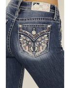 PATRIOTIC FLAG DENIM POCKETS