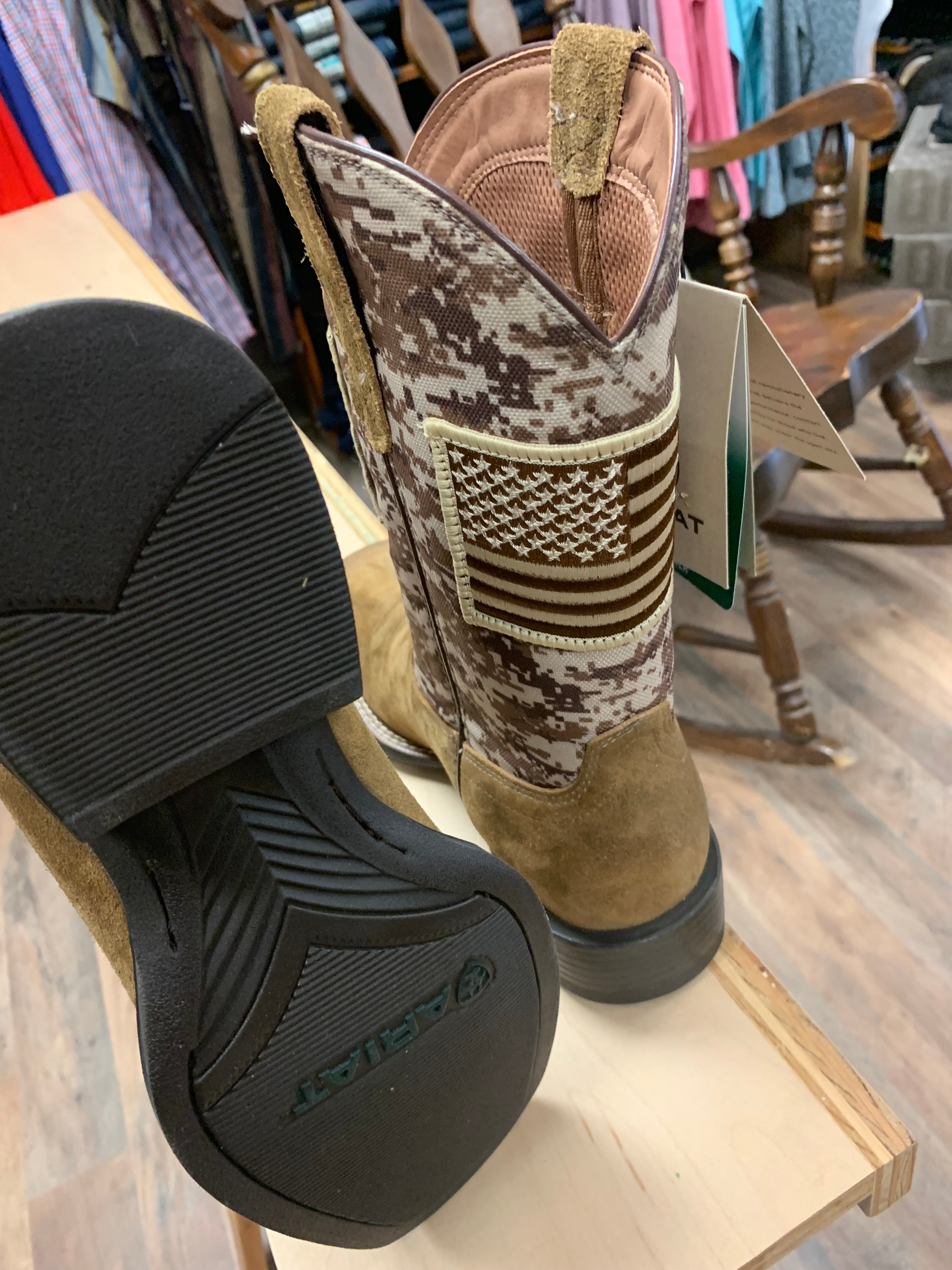 Ariat camo outlet patriot boots