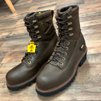 ARIAT MEN'S POWERLINE H20 8" LACE-UP WORK BOOTS - COMPOSITE TOE