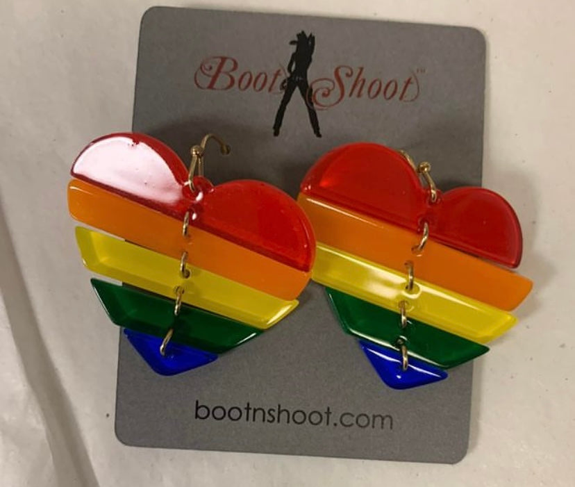 rainbow earrings  