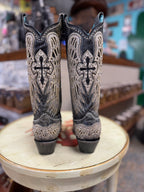 Corral Women's Cross & Wings Overlay Western Boots - Snip Toe
