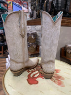 Corral Western Boots Women's Luminescent Embroidery Leather White