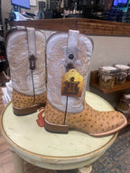 Tanner Mark Crackle Honey Ostrich