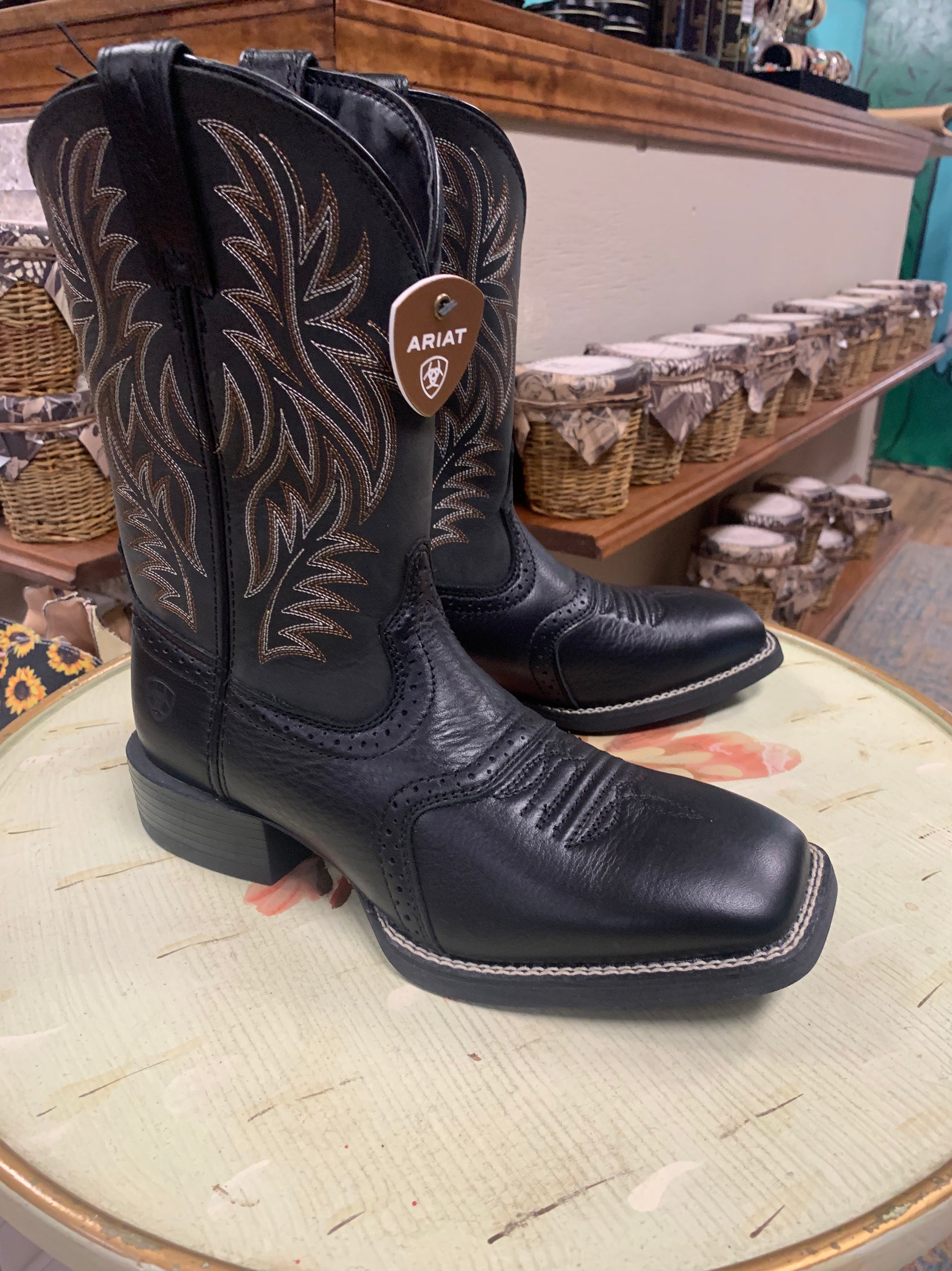 Ariat Men's Sport Performance Western Boots - Broad Square Toe Ariat Men's Sport Performance Western Boots - Broad Square Toe