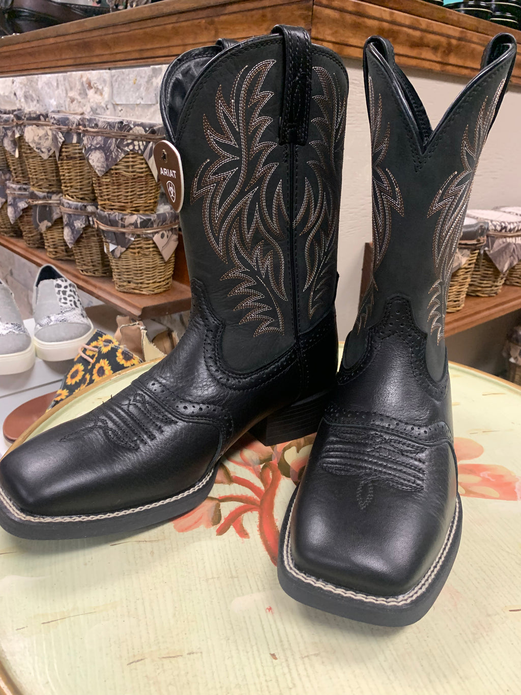 Ariat Men's Sport Performance Western Boots - Broad Square Toe