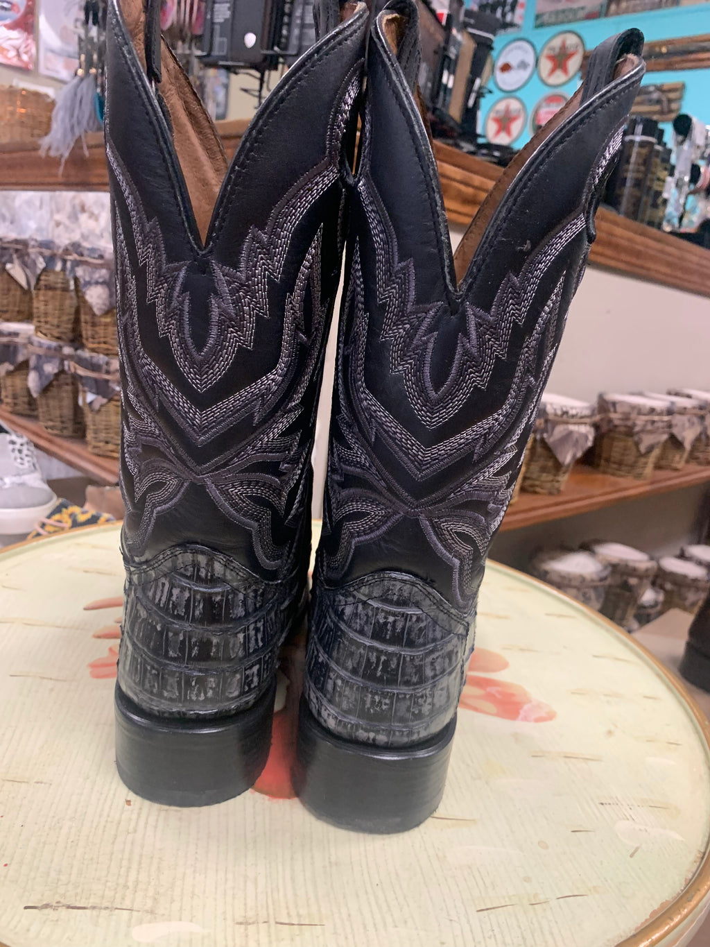 Corral Men's Exotic Caiman Western Boots - Broad Square Toe