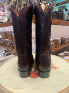 DAN POST MEN'S BLACK CHERRY MIGNON WESTERN BOOTS - MEDIUM TOE