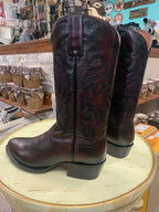 DAN POST MEN'S BLACK CHERRY MIGNON WESTERN BOOTS - MEDIUM TOE