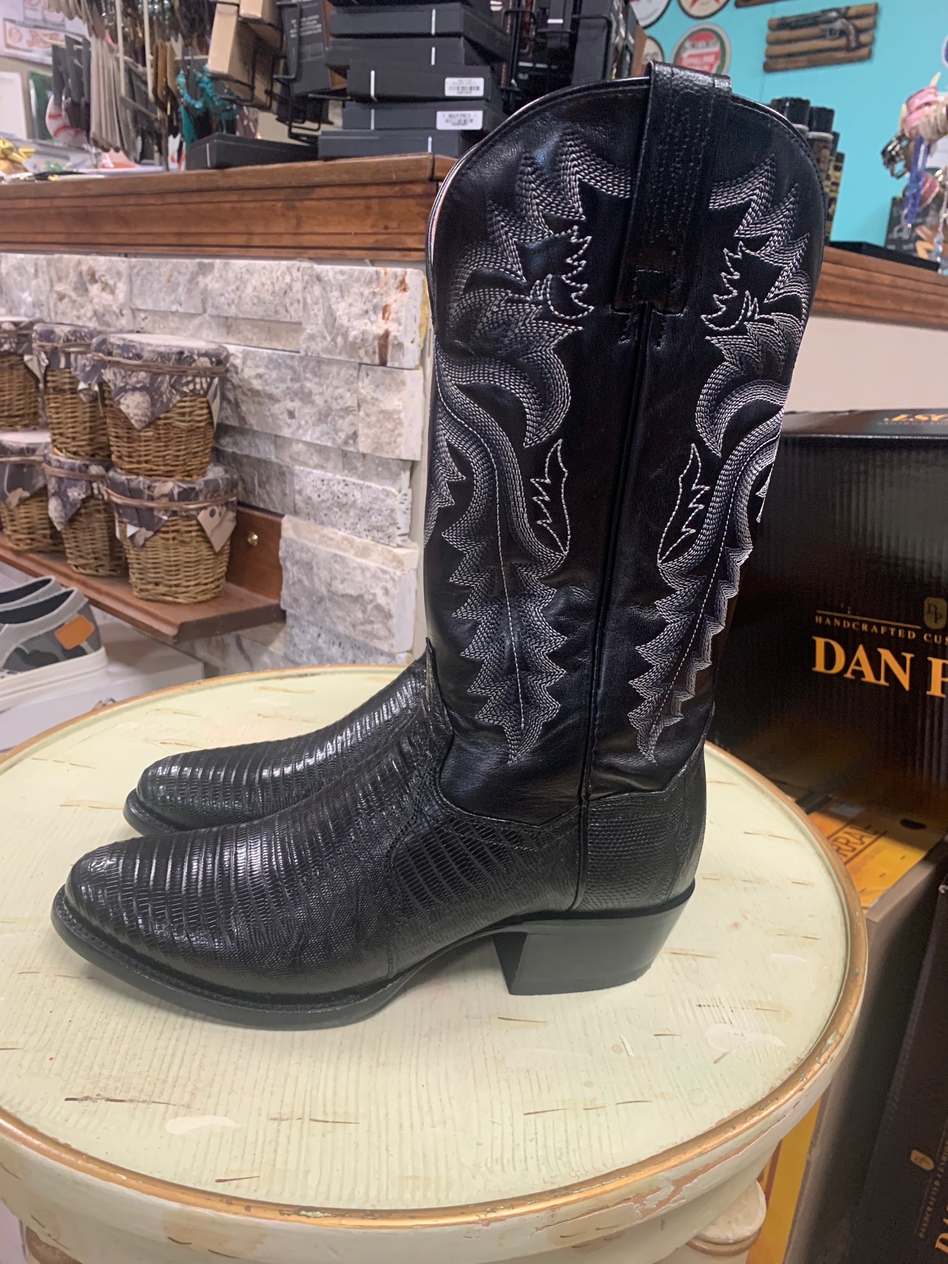 Dan Post Men's Winston Lizard Western Boots - Round Toe