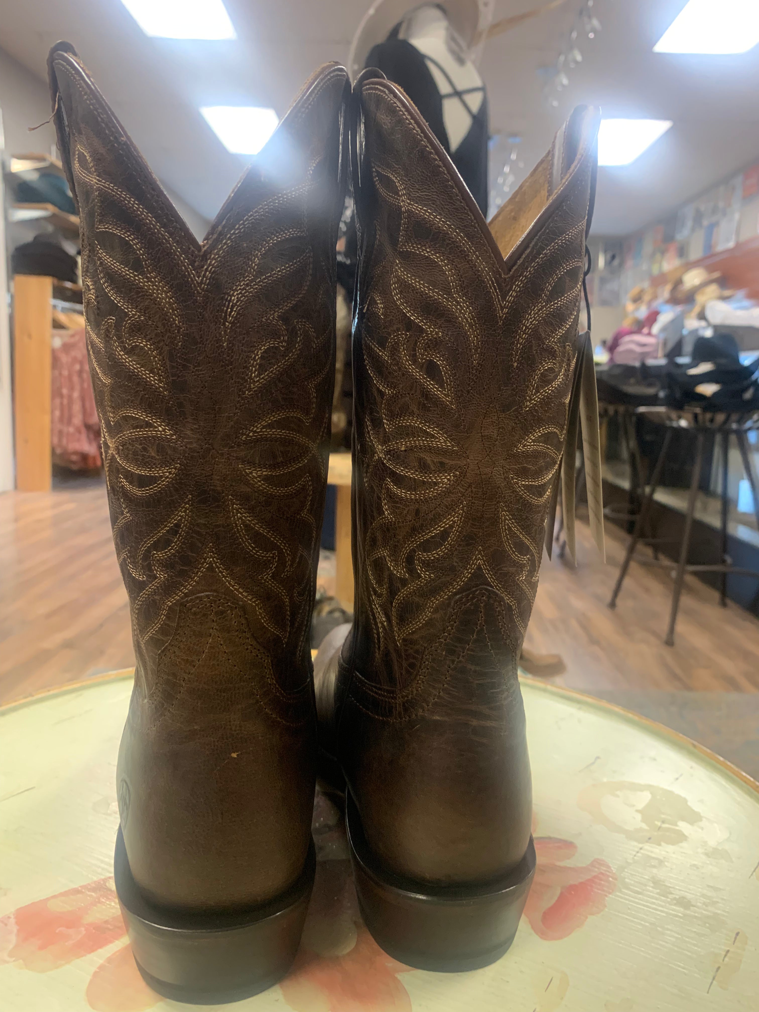 ARIAT MENS MAVERICK LOCO BROWN - ALMOND TOE