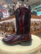ARIAT MENS WILLIE BLACK CHERRY-FRENCH TOE 10061141
