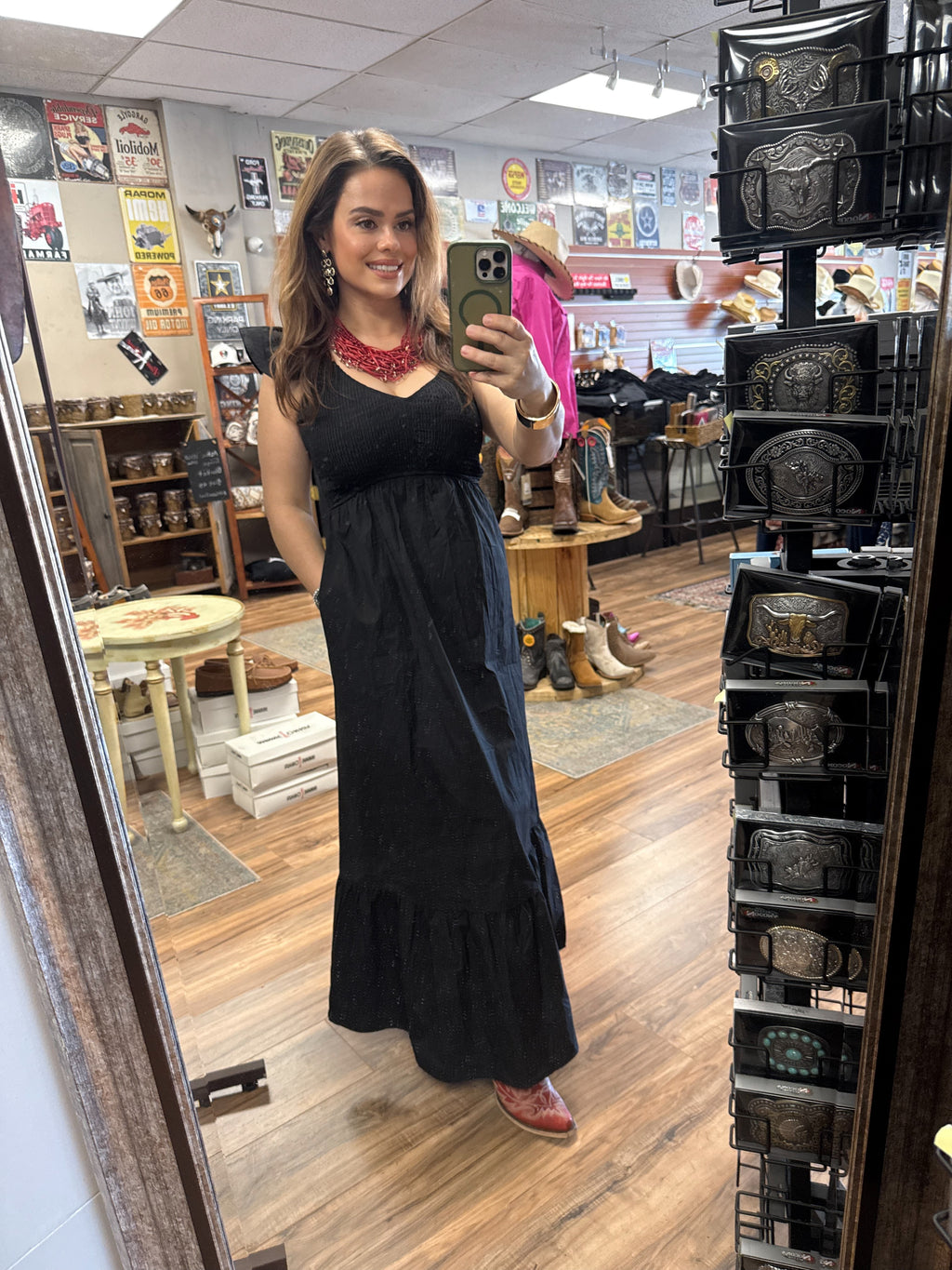 Ruffle Maxi Dress