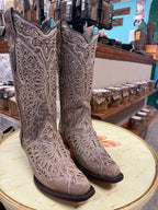 Corral Womens Glitter Butterfly Cowboy Boots A4088