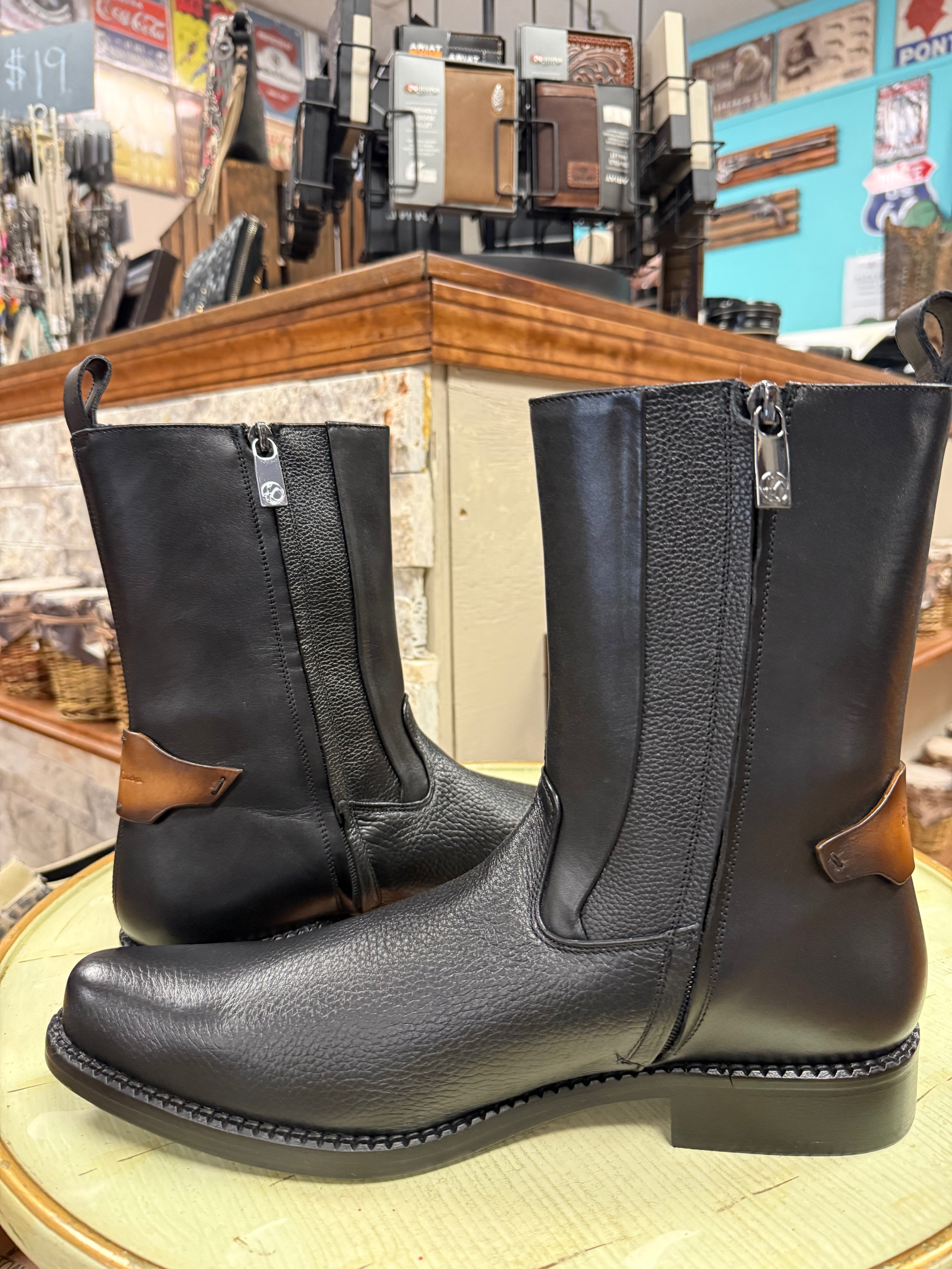 The streamlined silhouette with subtle detailing strikes the perfect balance between formal polish and everyday wearability, making them equally at home under a suit or paired with upscale casual looks. Lightweight, flexible, and refined, these boots prove that true elegance doesn't need to shout