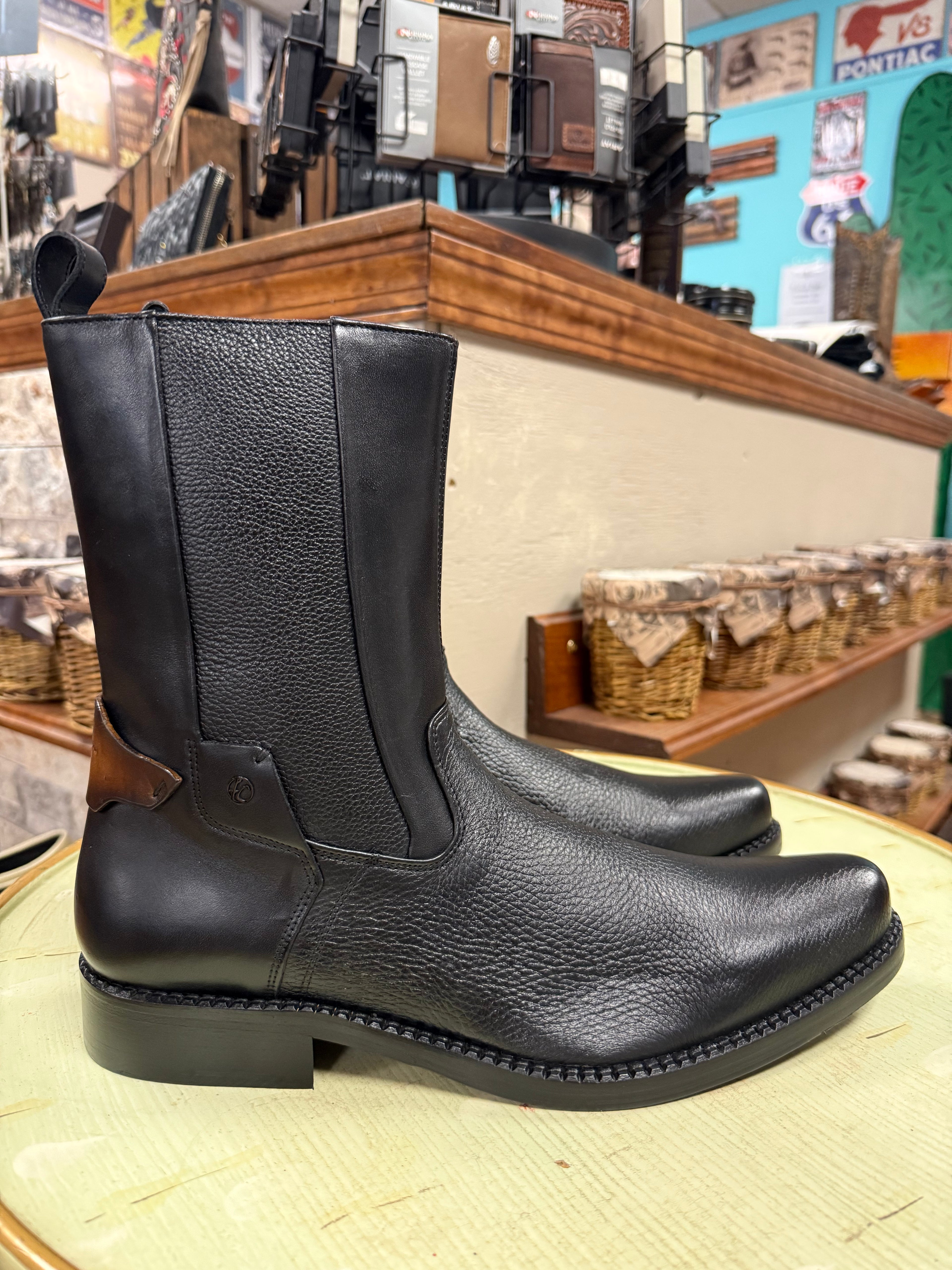 The streamlined silhouette with subtle detailing strikes the perfect balance between formal polish and everyday wearability, making them equally at home under a suit or paired with upscale casual looks. Lightweight, flexible, and refined, these boots prove that true elegance doesn't need to shout